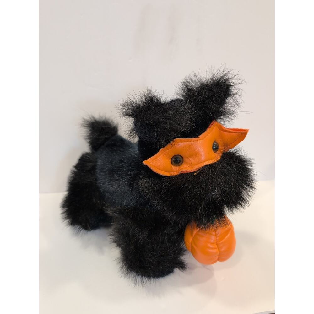 Toy Box Creations Vintage Masked Puppy Dog Plush Stuffed Animal Halloween